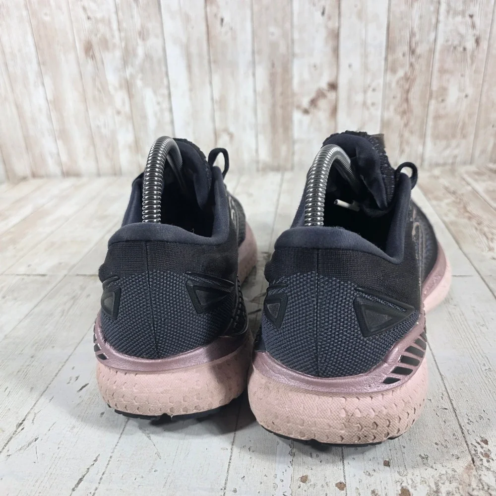 Brooks Glycerin GTS 19 Womens Running Shoes Black Rose Gold 1203441B074 Size 9